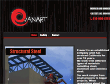 Tablet Screenshot of evanart.net